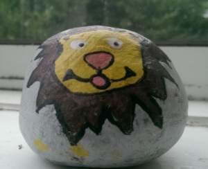 Lion Doorstep
